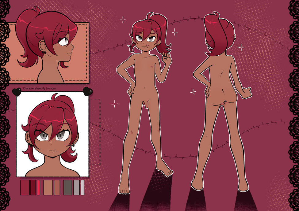 160 (Full body front + back + profile + front) + SFW version OR